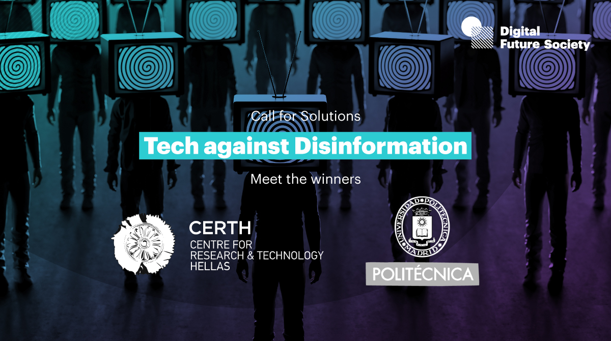 DeepFake detection and hoax tracking through language analysis wins Digital Future Society’s “Technology Against Disinformation” challenge