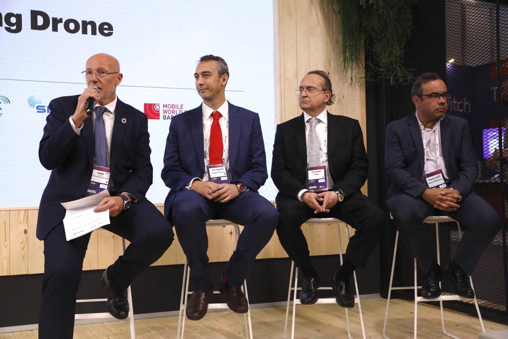 Cellnex, SITEP, MASMOVIL Group and 5G Barcelona present a firefighting drone with 5G technology