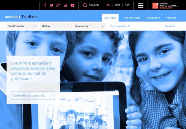 mSchools presents a showcase for educational applications evaluated by teachers and education professionals