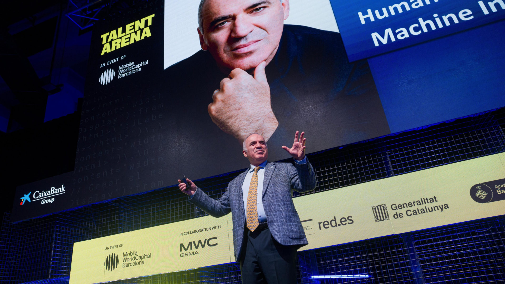 Garry Kasparov advocates for “augmented intelligence” to enhance human capabilities at Talent Arena